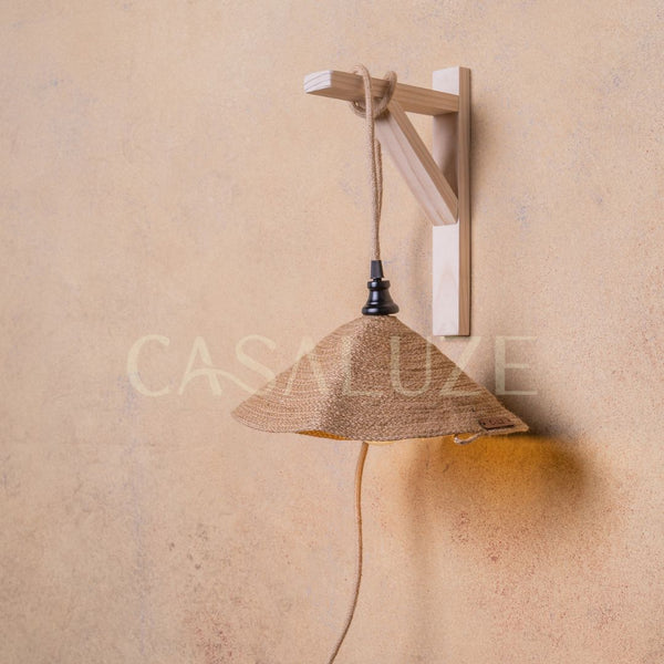 Lámpara Colgante Con Soporte Marea Sisal