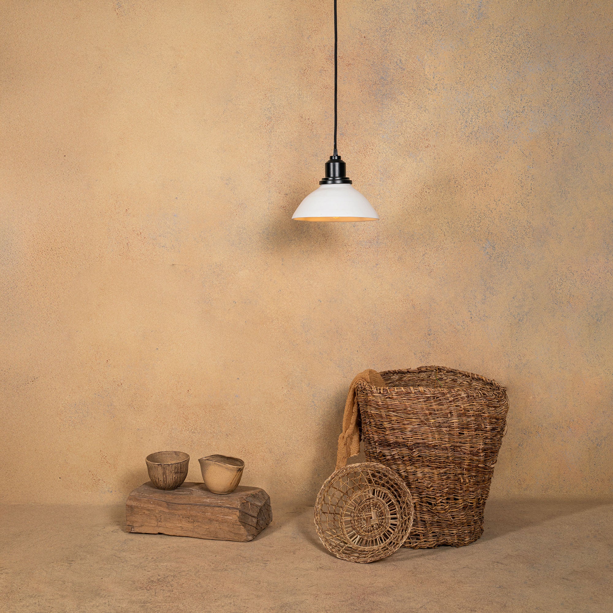 Lampara Colgante Engobe Tortuga L