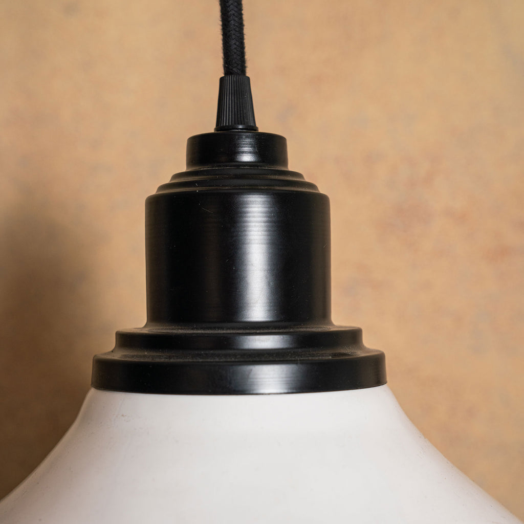 Lampara Colgante En Barra Engobe Tulipa M