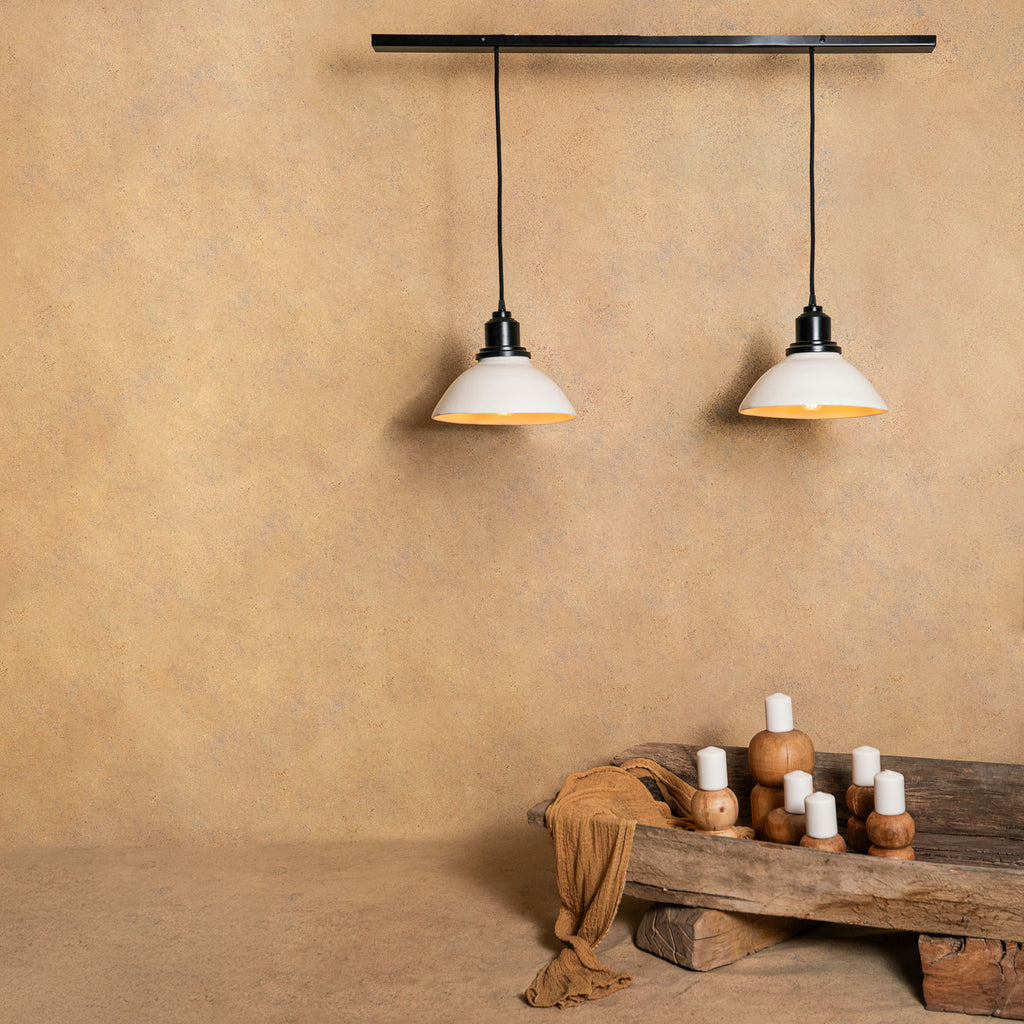 Lampara En Barra Engobe Tortuga L