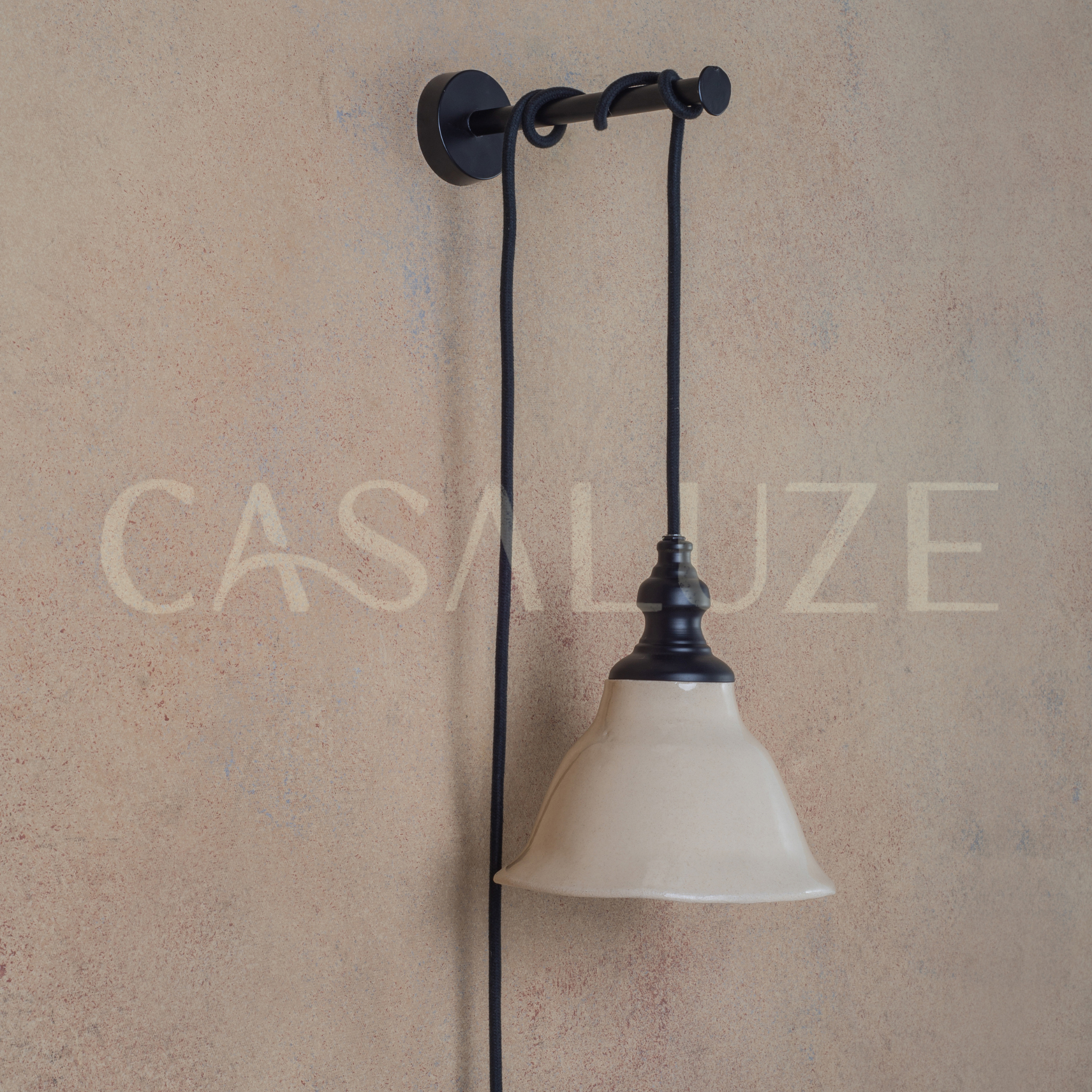 Lámpara Colgante con Soporte Engobe Mariana