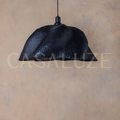Lampara Colgante Flor Mimbre  L con Aplicación P-24