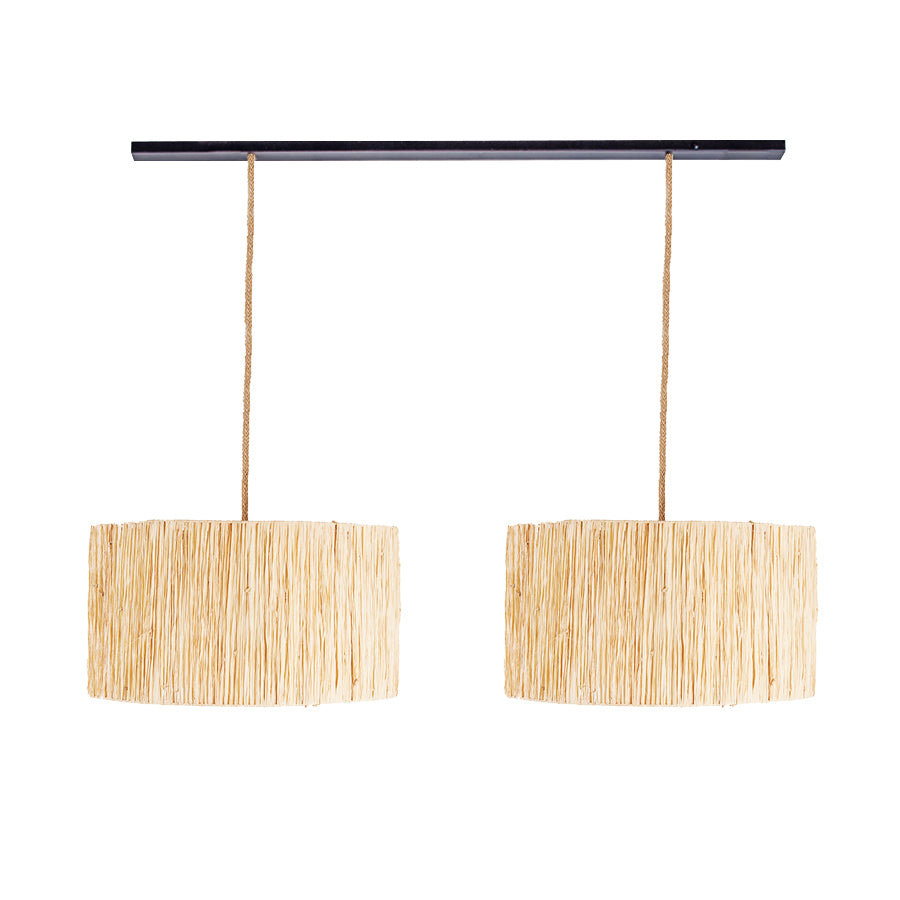 Lámpara Colgante en Barra Cilíndrica con fuelle