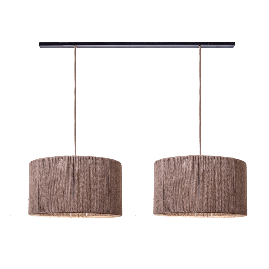 Lámpara Colgante en Barra Cilíndrica con fuelle