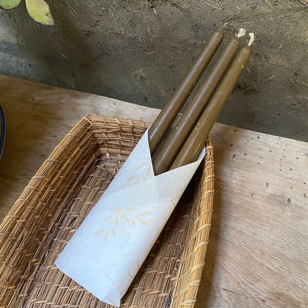 Velas de Cera de Abeja