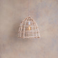 Lámpara Colgante Jaula Bambú S