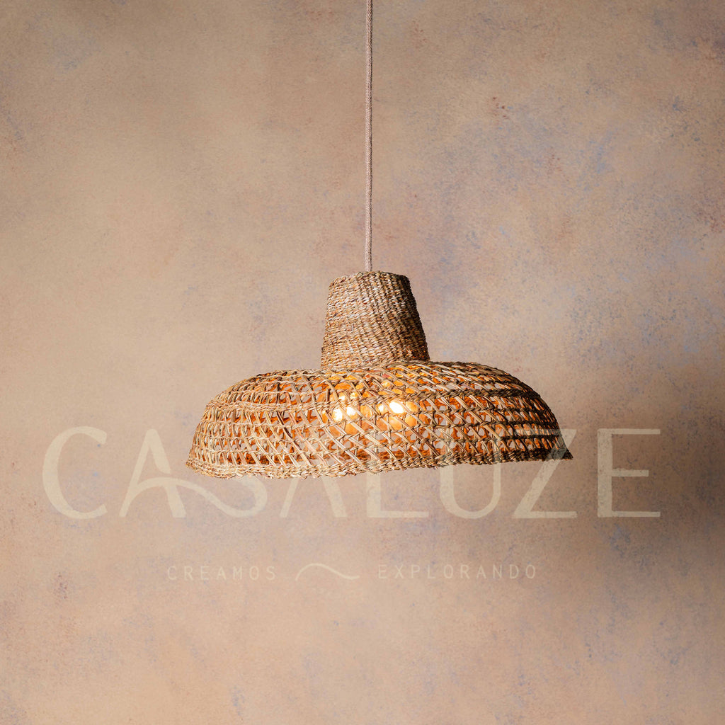 Lámpara Colgante Galpón Cestería XL Manila