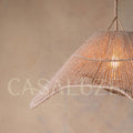Lámpara Colgante Mantarraya S Fibra Natural