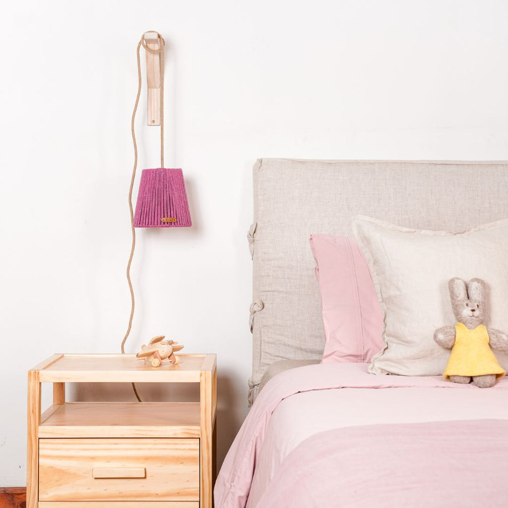 Lámpara Colgante con Soporte Sole S Lila