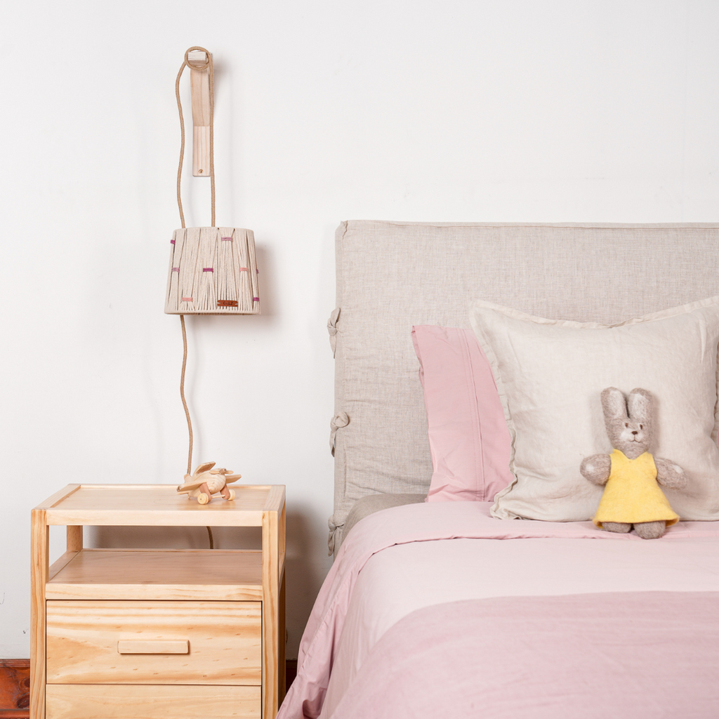 Lámpara Colgante con Soporte Sole SM Punto Rosados