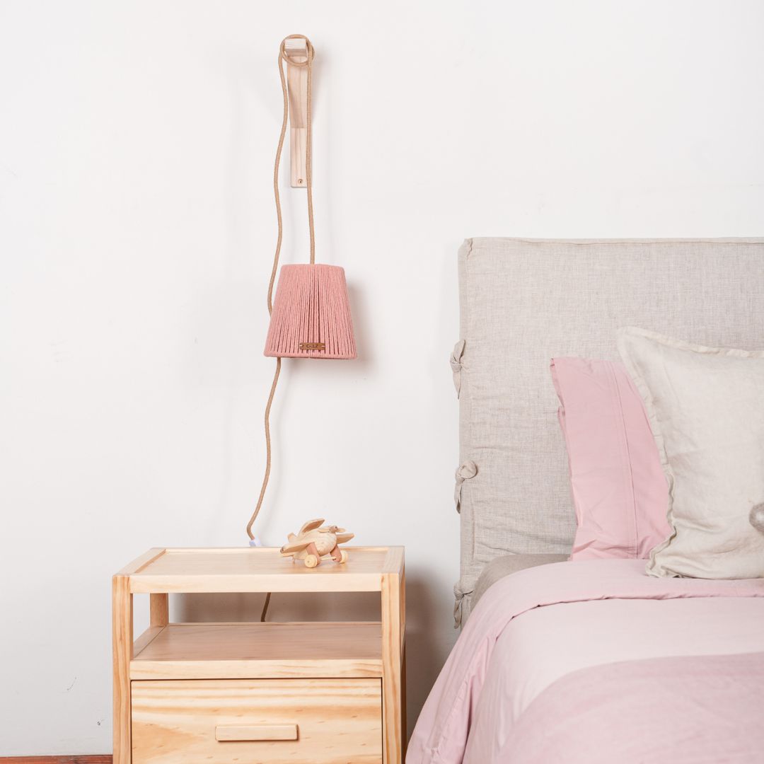 Lámpara Colgante con Soporte Sole S Rosado Viejo