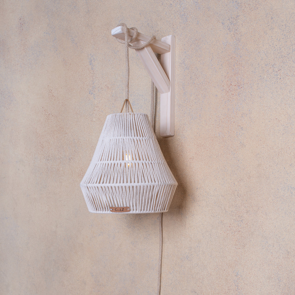 Lámpara Colgante Soporte Mila XS Fibra Natural