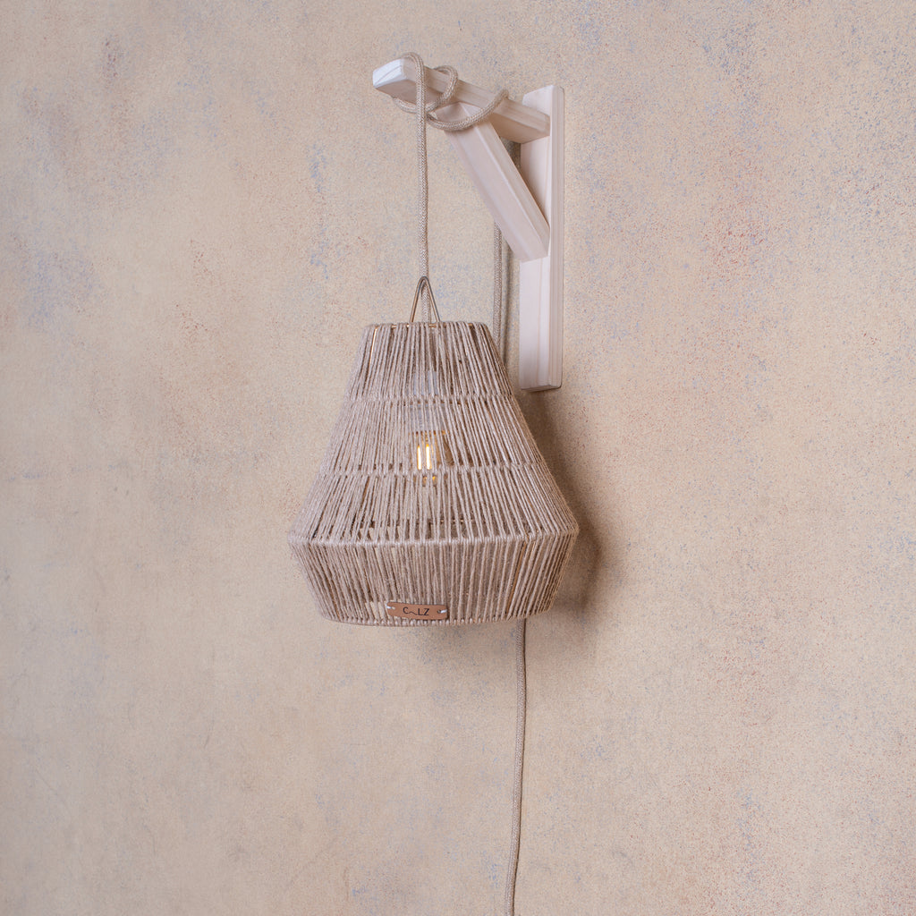 Lámpara Colgante Soporte Mila XS Fibra Natural