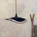 Lámpara Colgante Marea Algodon Negro con Sisal 60 cm
