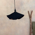 Lámpara Colgante Marea Algodon Negro 45 cm