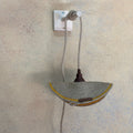 Lámpara Colgante con Soporte Marea Sisal con Amarillo 25 cm  / Cilindro