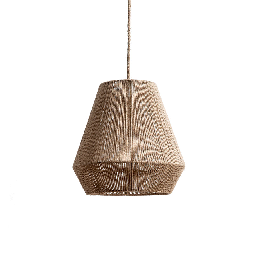 Lampara Colgante Rombo M Sisal