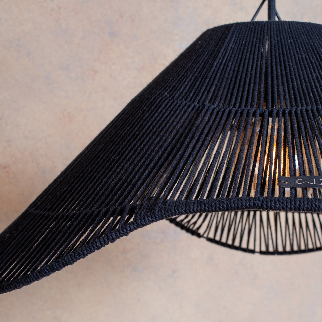 Lámpara Colgante Mantarraya S Fibra Natural