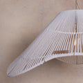 Lámpara Colgante Mantarraya S Fibra Natural