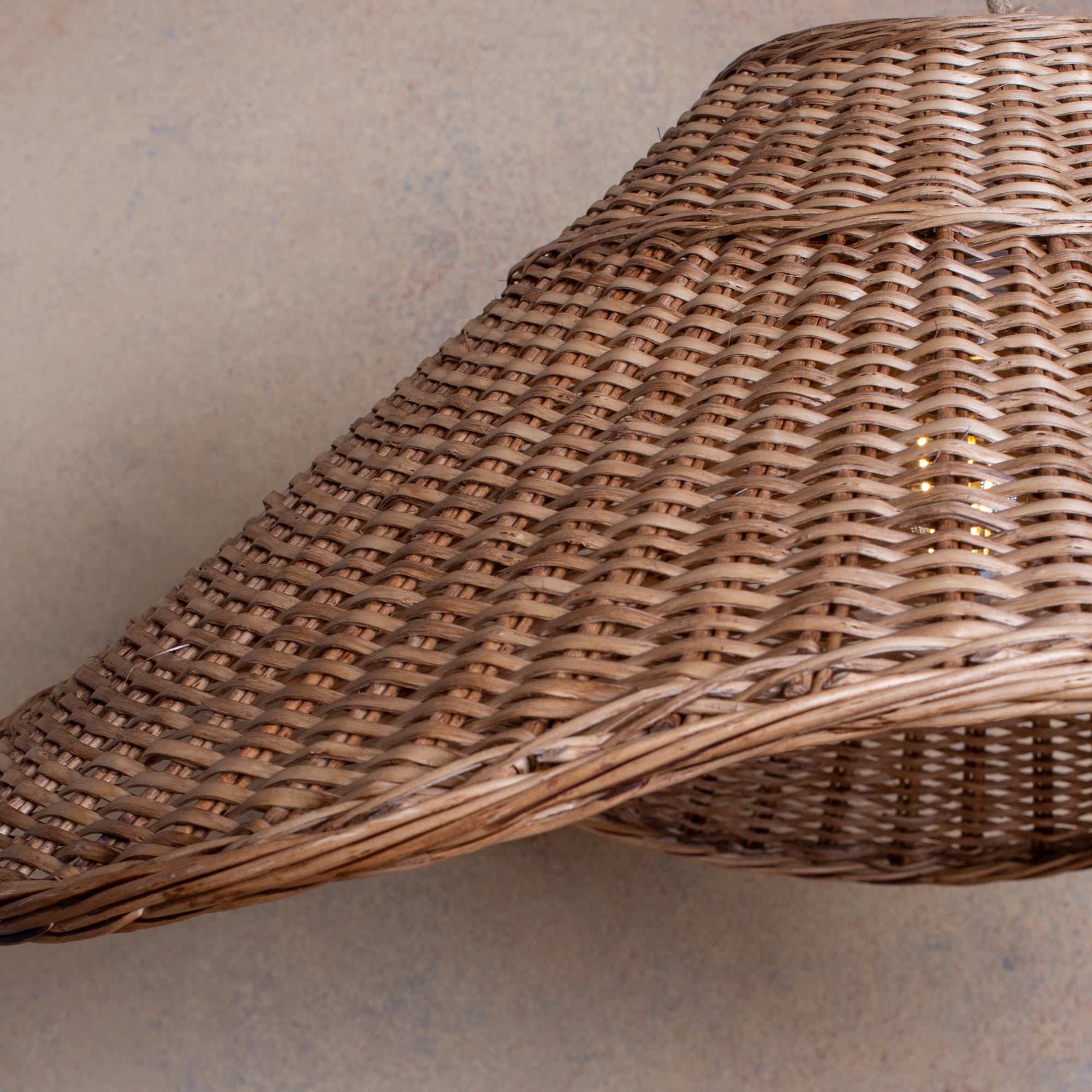 Lámpara Colgante Mantarraya S Mimbre