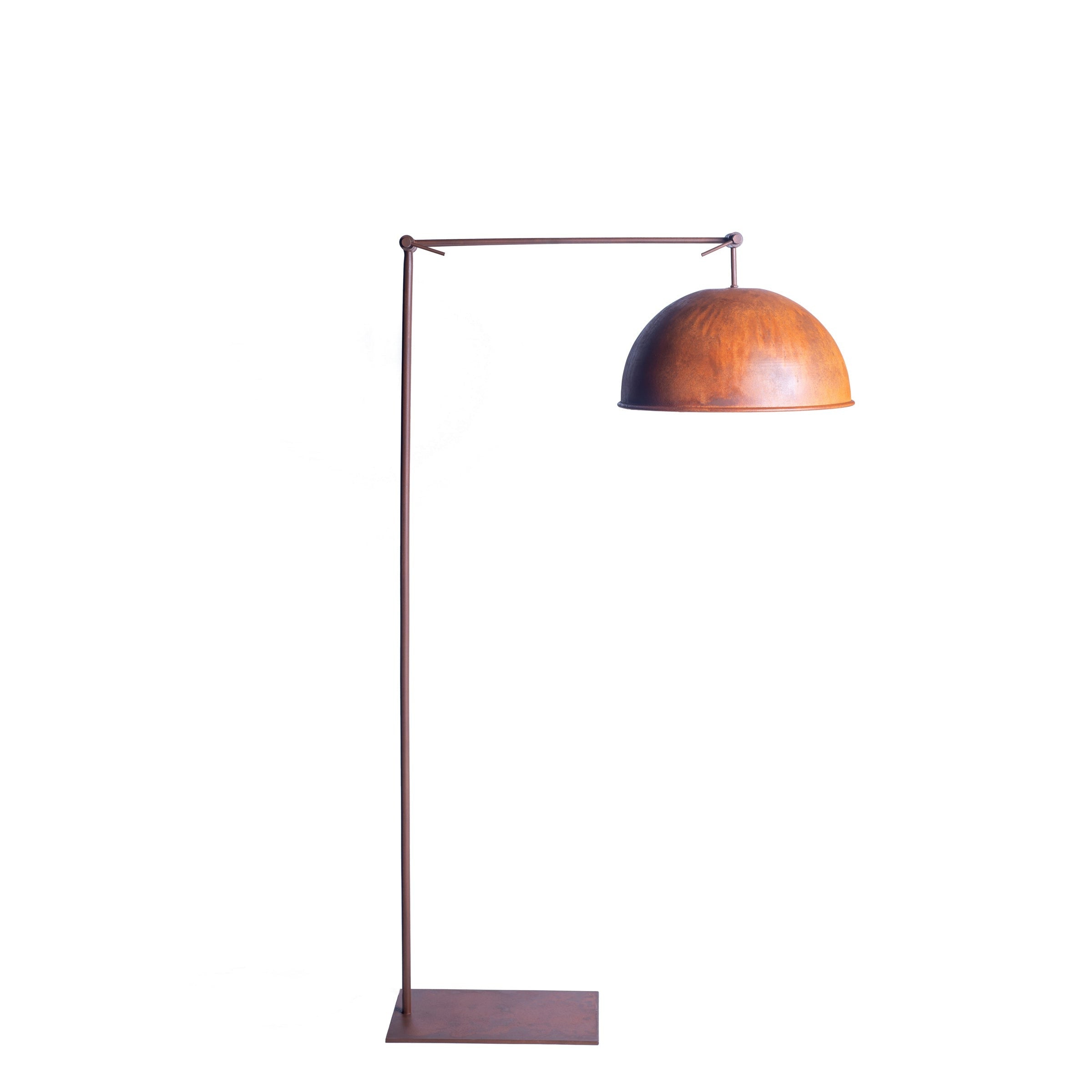 Lámpara Pie-Brazo Movible Galpón sin Cono