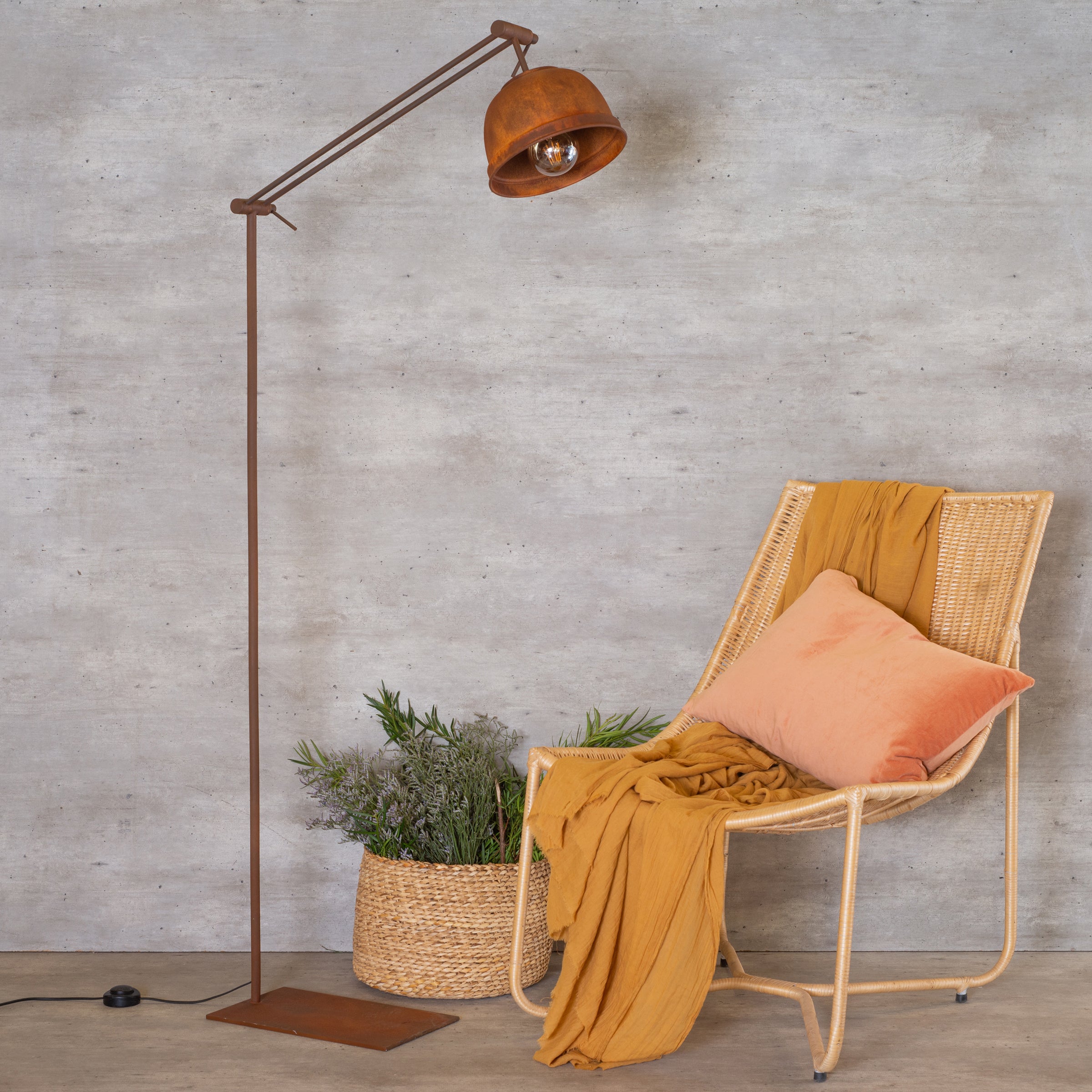 Lámpara Pie-Brazo Movible P-22