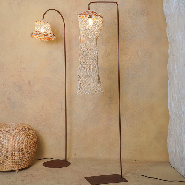 Lámpara Pie Curvo Maggita Boqui/Chupón