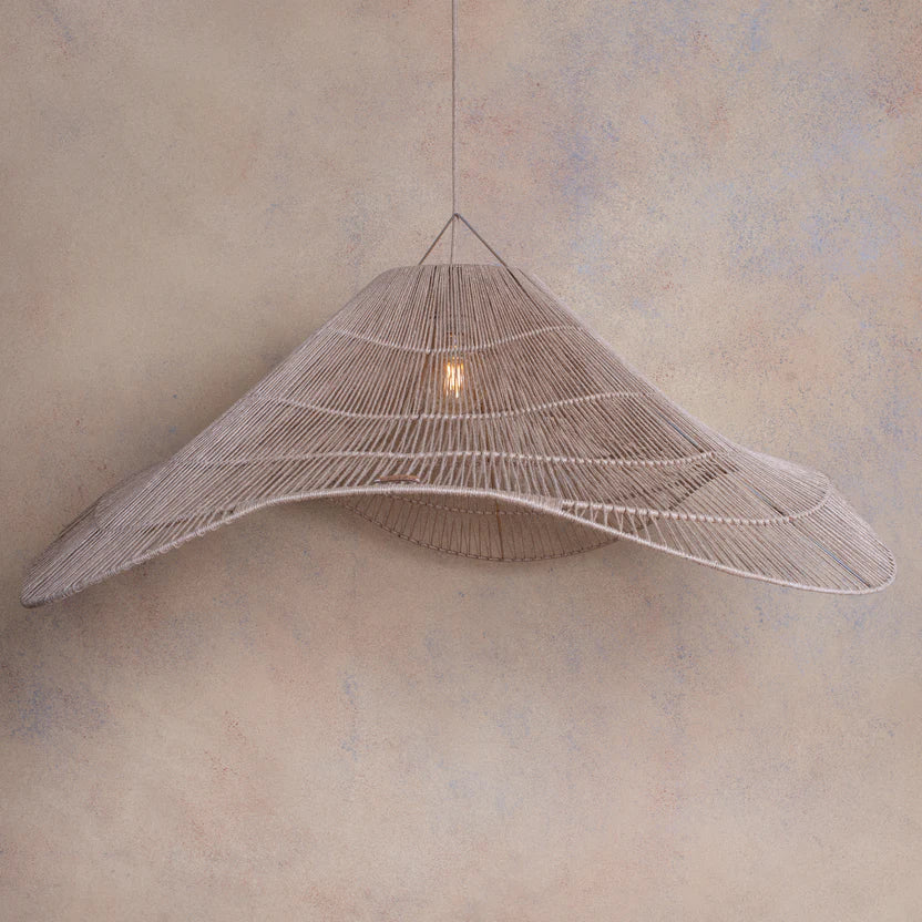 Lámpara Colgante Mantarraya Sisal