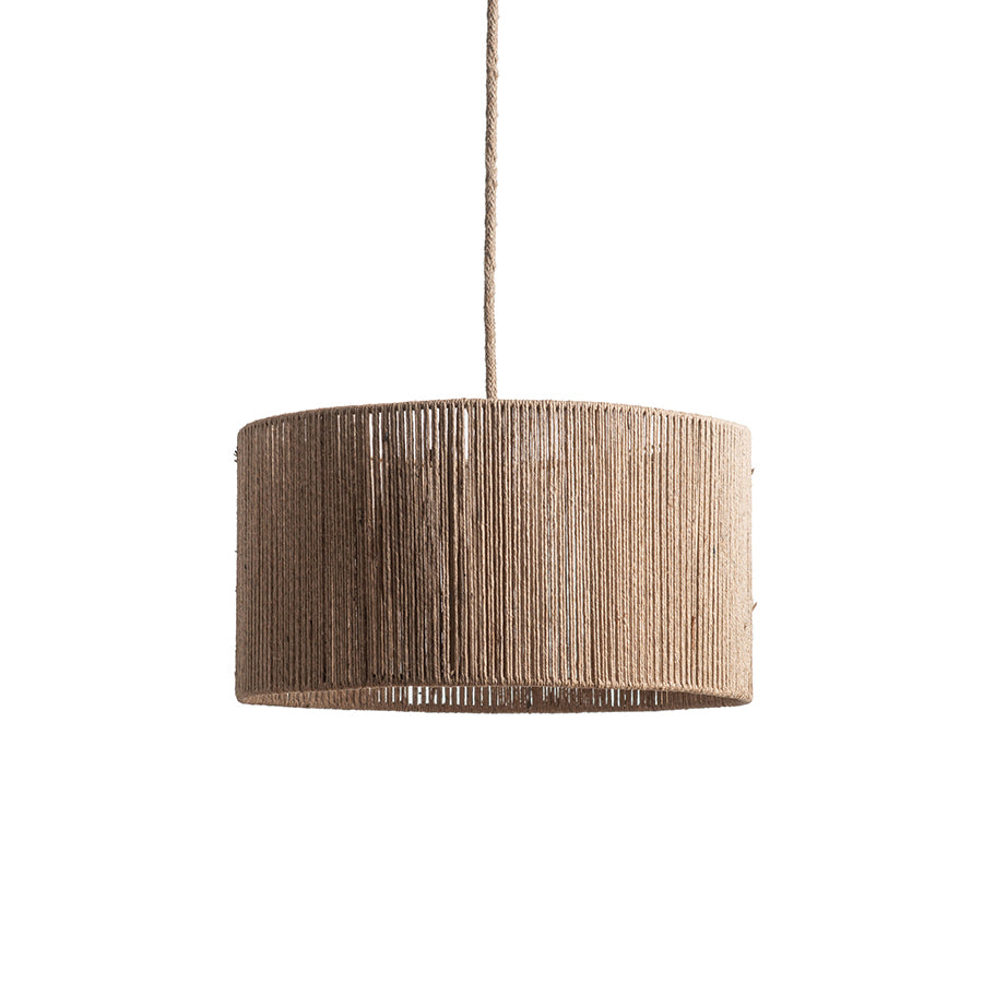 Lámpara Colgante Cilíndrica Sisal -Stock