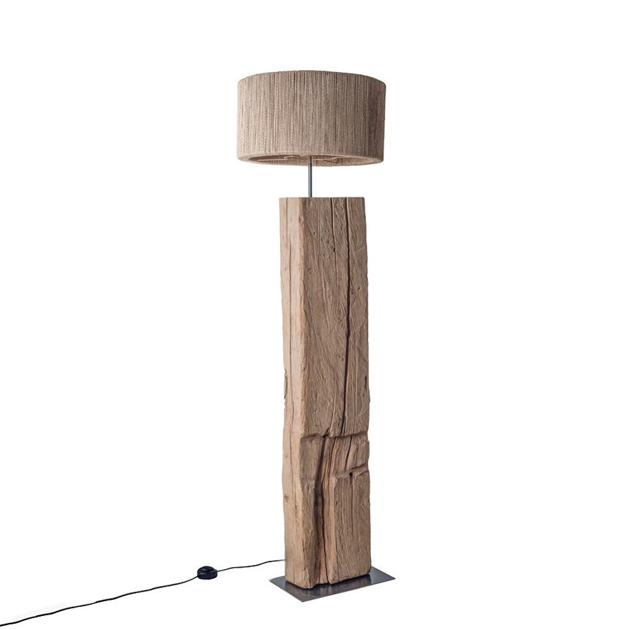 Lámpara Pie Durmiente L Cilíndrica con Fuelle