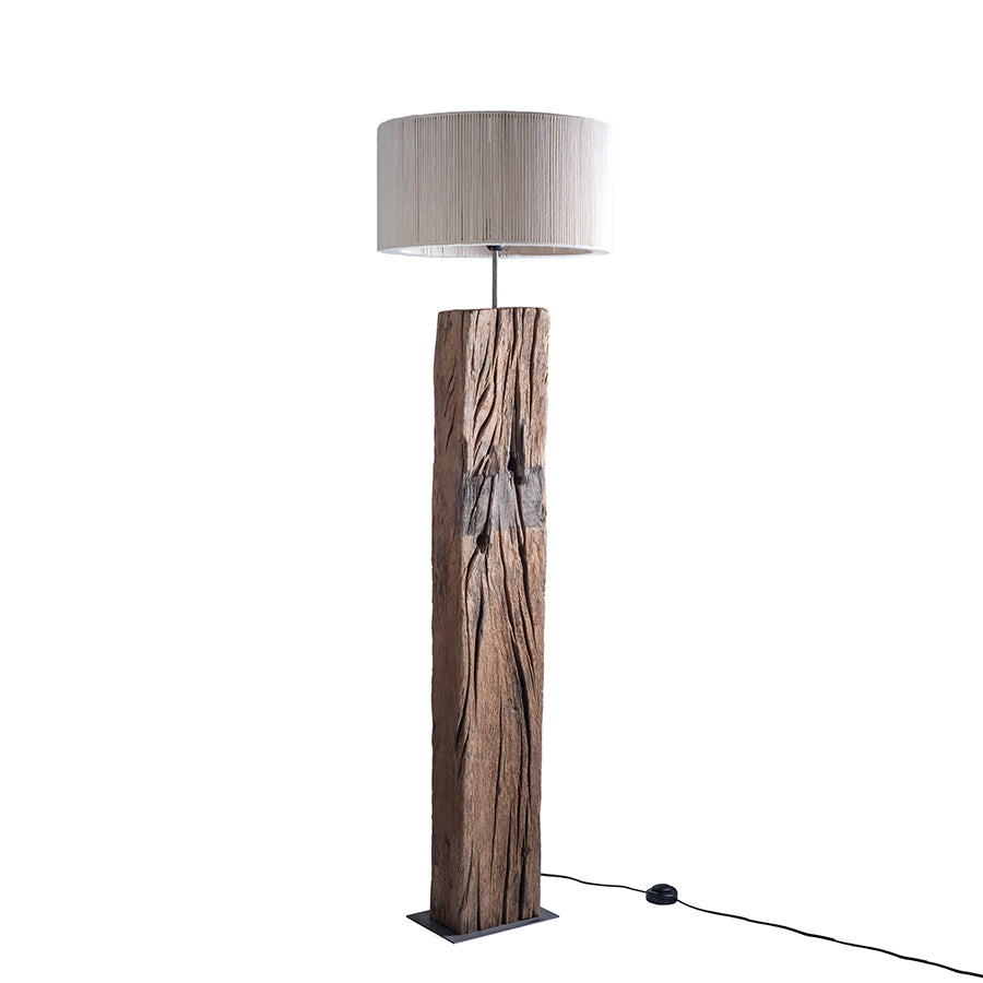 Lámpara Pie Durmiente L Cilíndrica con Fuelle