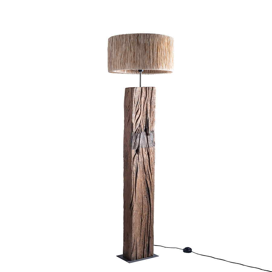 Lámpara Pie Durmiente L Cilíndrica con Fuelle