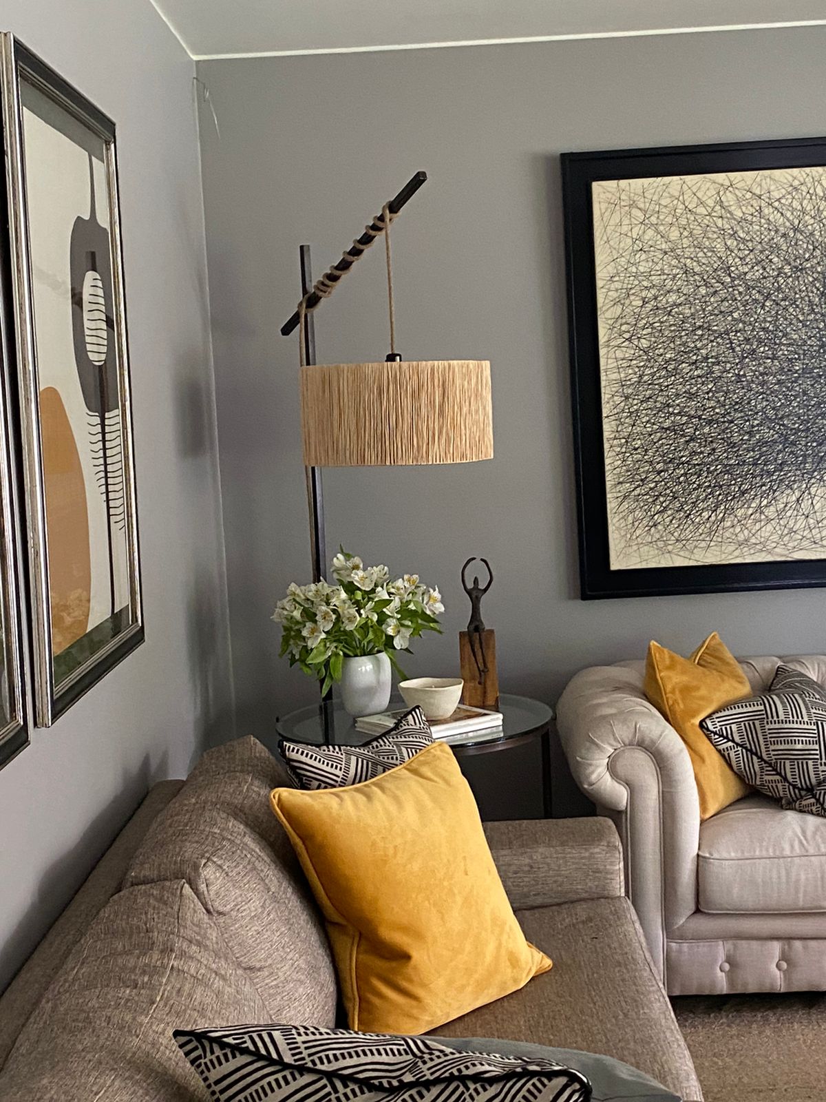 Lámpara Pie Ulmo Cónica