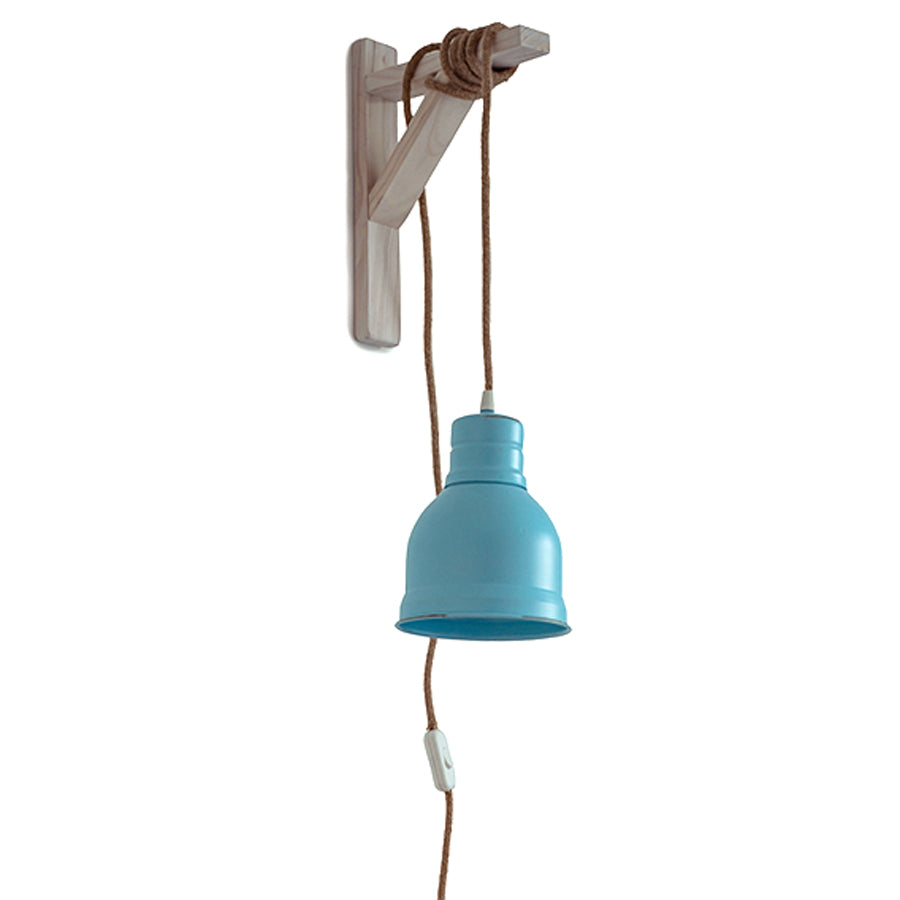 Lámpara Colgante con Soporte Foco Cono
