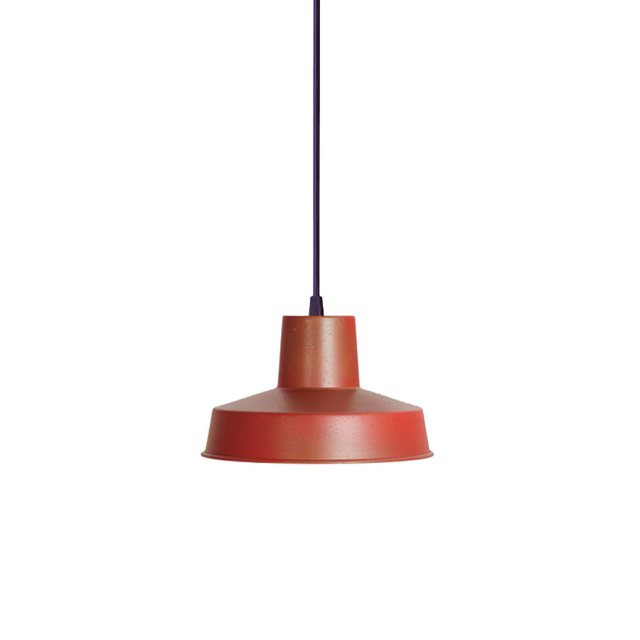 Lámpara Colgante P-32 Mediana Rojo Bermellon Óxido