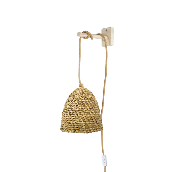 Lámpara Colgante con Soporte Sole SM Junquillo Tupido