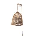 Lámpara Colgante con Soporte Sole Cestería Punto Cruzado