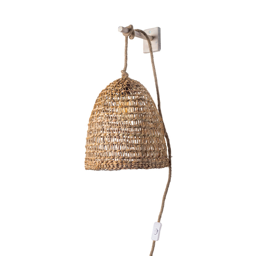 Lámpara Colgante con Soporte Sole Cestería Shia