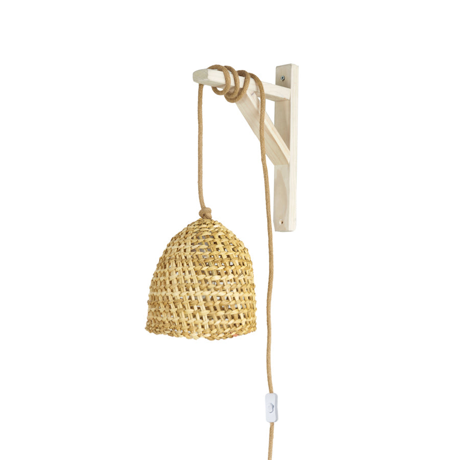 Lámpara Colgante con Soporte Sole SM Junquillo Punto Abierto