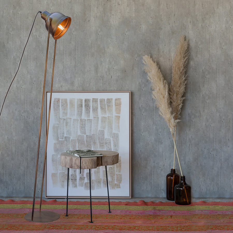 Lámpara Pie Doble Movible P-22