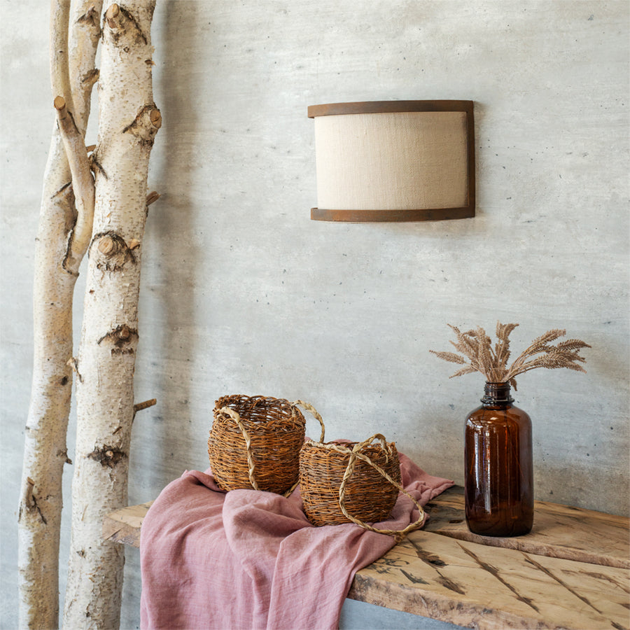 Lámpara Apliqué Platina