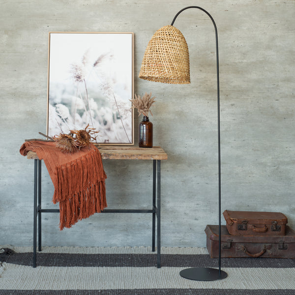 Lampara De Pie Sole Junquillo Punto Abierto