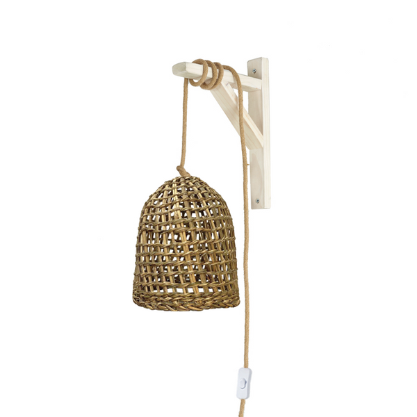 Lámpara Colgante con Soporte Sole SM Cestería